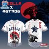 Houston Astros MLB x Godzilla Baseball Jersey Shirt For Fans