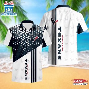 Houston Texans Triangle Abstract Pattern Hawaii Shirt