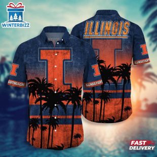 Illinois Fighting Illini Summer Hawaiian Shirt For Fans