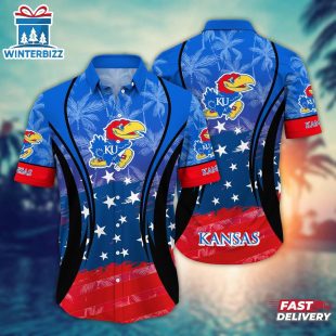 Kansas Jayhawks MLB Team Hawaiian Shirt Gift For Fans