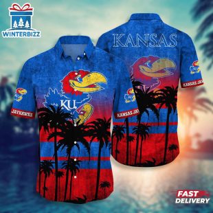 Kansas Jayhawks Summer Hawaiian Shirt For Fans