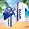 Los Angeles Rams Triangle Abstract Pattern Hawaii Shirt