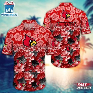 Louisville Cardinals 2 NCAA Summer Hawaiian Shirt Gift For Fans