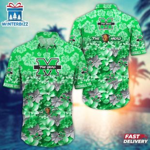 Marshall Thundering Herd 3 NCAA Summer Hawaiian Shirt Gift For Fans