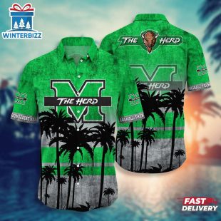 Marshall Thundering Herd Summer Hawaiian Shirt For Fans