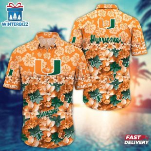 Miami Hurricanes NCAA Summer Hawaiian Shirt Gift For Fans