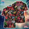 MLB Boston Red Sox All Over Print T-Shirt Sunset Symphony For Fans Sports