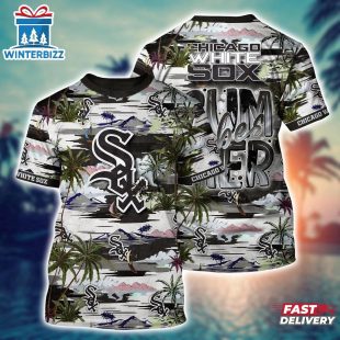 MLB Chicago White Sox All Over Print T-Shirt Aloha Grand Slam For Fans Sports
