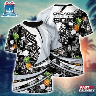 MLB Chicago White Sox All Over Print T-Shirt Athletic Aura For Fans Baseball