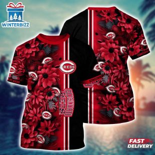 MLB Cincinnati Reds All Over Print T-Shirt Aloha Grand Slam For Sports Enthusiasts