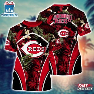 MLB Cincinnati Reds All Over Print T-Shirt Baseball Bliss For Fans Baseball