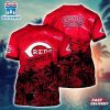MLB Cincinnati Reds All Over Print T-Shirt Chic Baseball Layers For Fans Baseball
