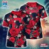 MLB Cleveland Indians All Over Print T-Shirt Tropical Twist For Sports Enthusiasts