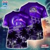 MLB Colorado Rockies All Over Print T-Shirt Chic Baseball Layers For Fans Baseball