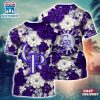 MLB Colorado Rockies All Over Print T-Shirt Flower Tropical For Sports Enthusiasts