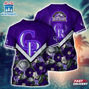MLB Colorado Rockies All Over Print T-Shirt Masterpiece For Sports Enthusiasts
