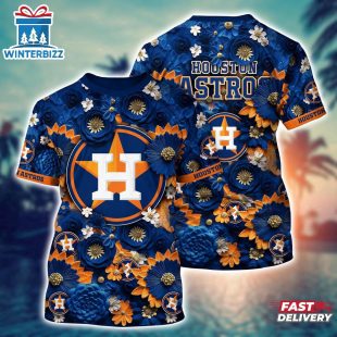 MLB Houston Astros All Over Print T-Shirt Game Changer For Sports Enthusiasts