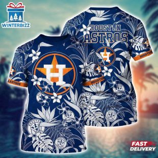 MLB Houston Astros All Over Print T-Shirt Island Adventure For Sports Enthusiasts