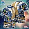 MLB Kansas City Royals All Over Print T-Shirt Athletic Aura For Fans Baseball