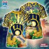 MLB Milwaukee Brewers All Over Print T-Shirt Masterpiece Parade For Sports Enthusiasts