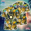 MLB Milwaukee Brewers All Over Print T-Shirt Symphony Bliss For Sports Enthusiasts