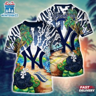 MLB New York Yankees All Over Print T-Shirt Masterpiece Parade For Sports Enthusiasts