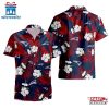 New England Patriots Tropical Flowers Hawaiian Shirts For Fan