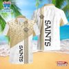 New Orleans Saints Triangle Abstract Pattern Hawaii Shirt