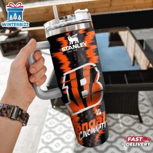 NFL Cincinnati Bengals Tumbler 40Oz With Handle For Sport Fans