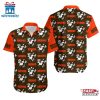 NFL Cleveland Browns Mickey And Flowers Hawaiian Shirt