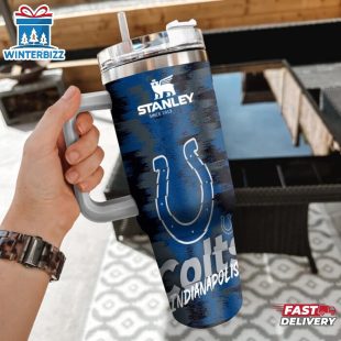 NFL Indianapolis Colts Tumbler 40Oz With Handle For Sport Fans