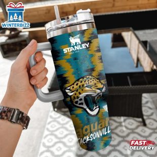 NFL Jacksonville Jaguars Tumbler 40Oz With Handle For Sport Fans