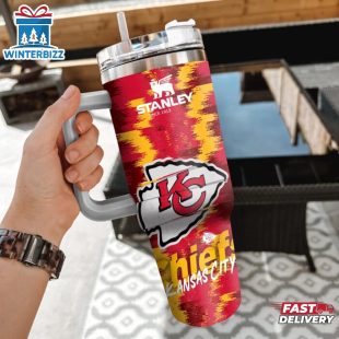 NFL Kansas City Chiefs Tumbler 40Oz With Handle For Sport Fans