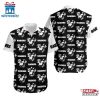 NFL Las Vegas Raiders Mickey And Flowers Hawaiian Shirt