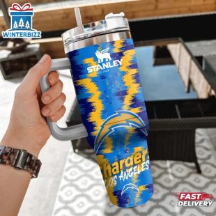 NFL Los Angeles Chargers Tumbler 40Oz With Handle For Sport Fans