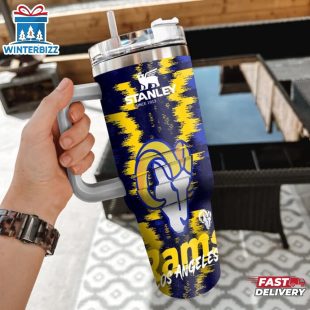 NFL Los Angeles Rams Tumbler 40Oz With Handle For Sport Fans