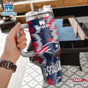 NFL New England Patriots Tumbler 40Oz With Handle For Sport Fans