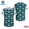 NFL Philadelphia Eagles Mickey And Flowers Hawaiian Shirt