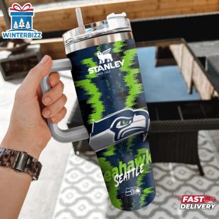 NFL Seattle Seahawks Tumbler 40Oz With Handle For Sport Fans