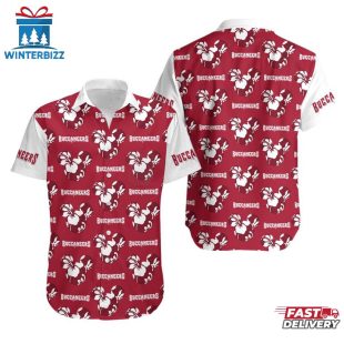 NFL Tampa Bay Buccaneers Mickey And Flowers Hawaiian Shirt