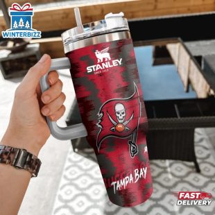 NFL Tampa Bay Buccaneers Tumbler 40Oz With Handle For Sport Fans