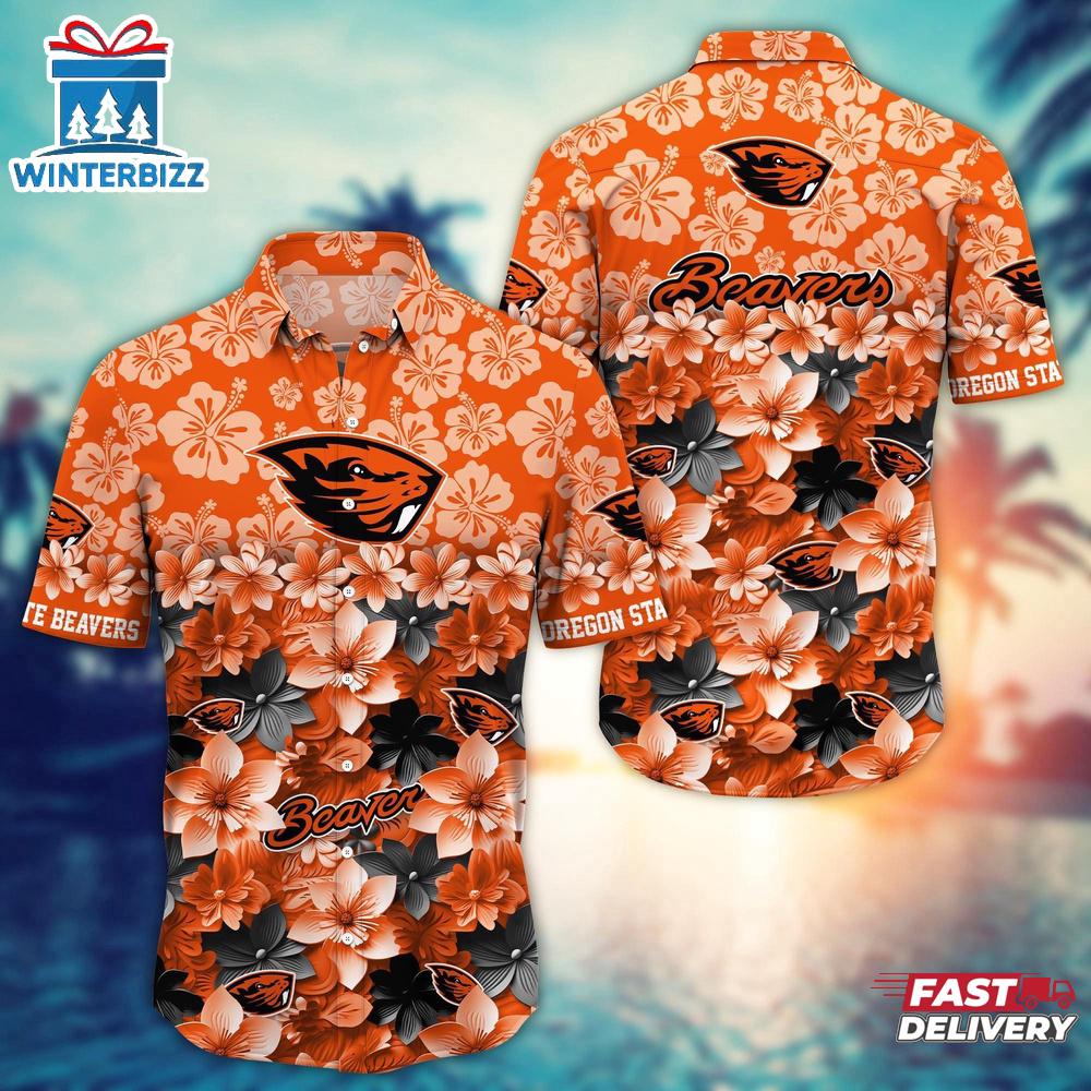 Oregon State Beavers NCAA Summer Hawaiian Shirt Gift For Fans Oregon State Beavers NCAA Summer Hawaiian Shirt Gift For Fans