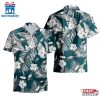 Philadelphia Eagles Tropical Flowers Hawaiian Shirts For Fan