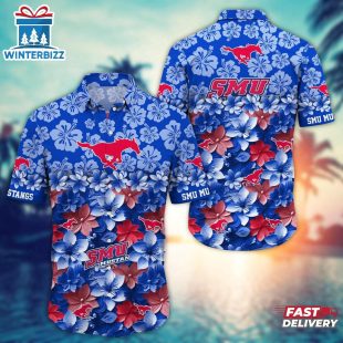 SMU Mustangs 3 NCAA Summer Hawaiian Shirt Gift For Fans