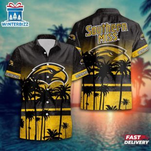 Southern Miss Golden Eagles Summer Hawaiian Shirt For Fans