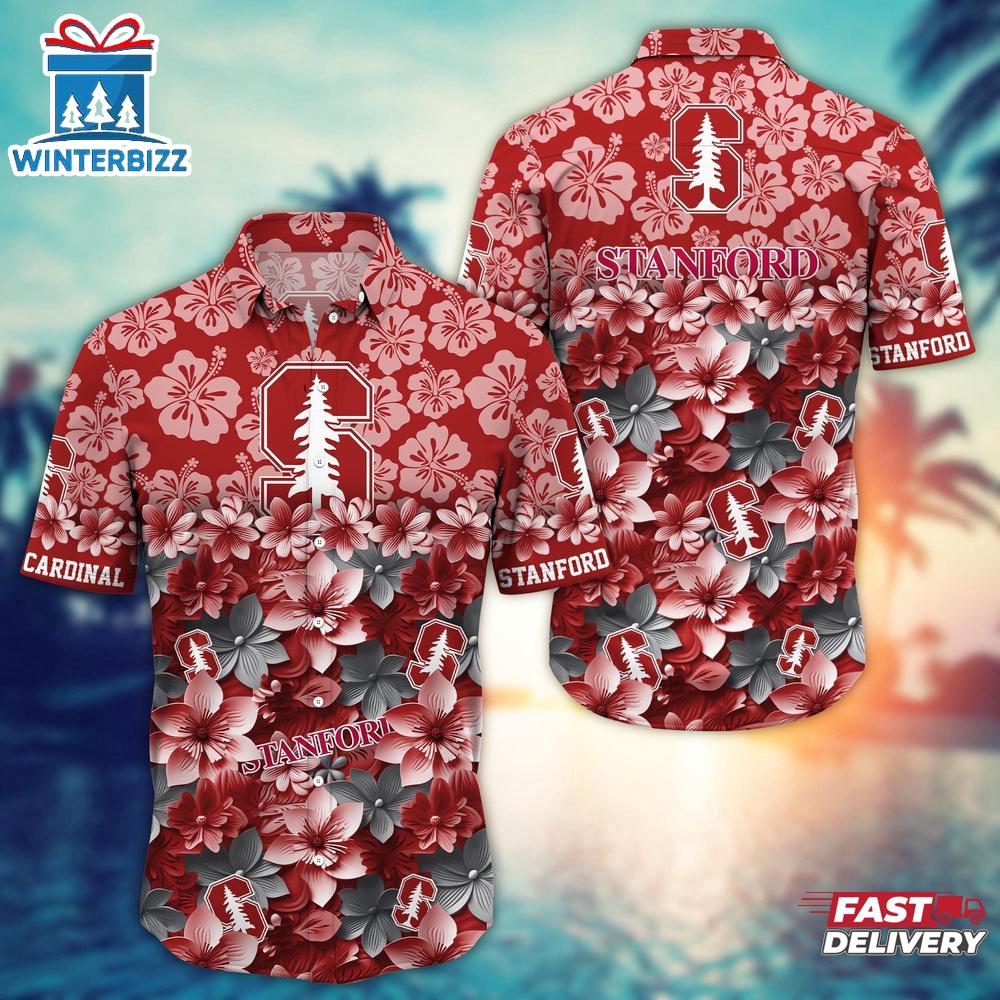 Stanford Cardinal 1 NCAA Summer Hawaiian Shirt Gift For Fans Stanford Cardinal 1 NCAA Summer Hawaiian Shirt Gift For Fans
