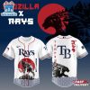 Tampa Bay Rays MLB x Godzilla Baseball Jersey Shirt For Fans