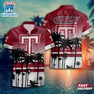 Temple Owls Summer Hawaiian Shirt For Fans
