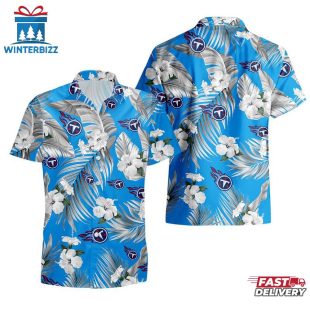 Tennessee Titans Tropical Flowers Hawaiian Shirts For Fan