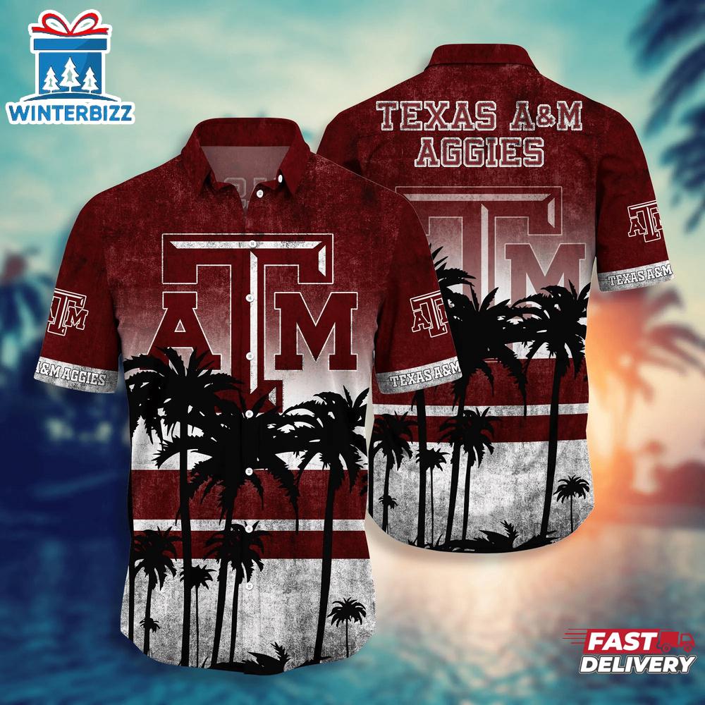 Texas A&M Aggies Summer Hawaiian Shirt For Fans Texas A&M Aggies Summer Hawaiian Shirt For Fans